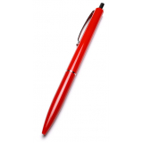 caneta personalizada com adesivo Santa Efigênia