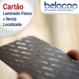 cartões de visita para empresa Bom Retiro