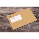 envelope de envio personalizado preço Higienópolis