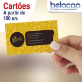 orçamento de cartão de visita cento Ibirapuera