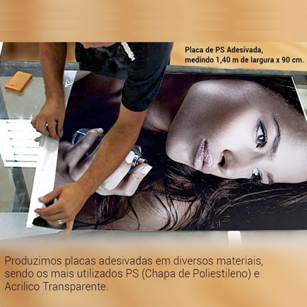Placa de PS 1 ou 2 mm