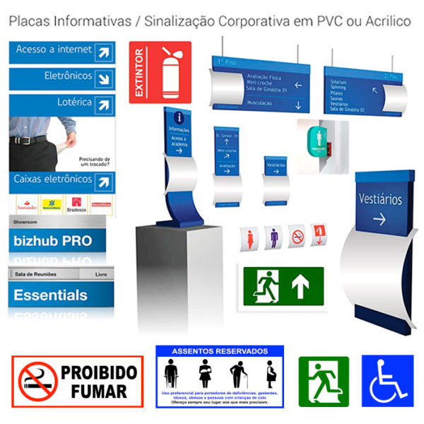 Placas de Sinalização